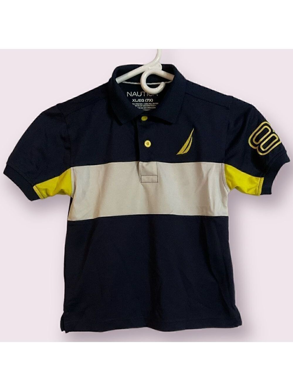 Nautica Vintage Short Sleeve Collared Shirt XL